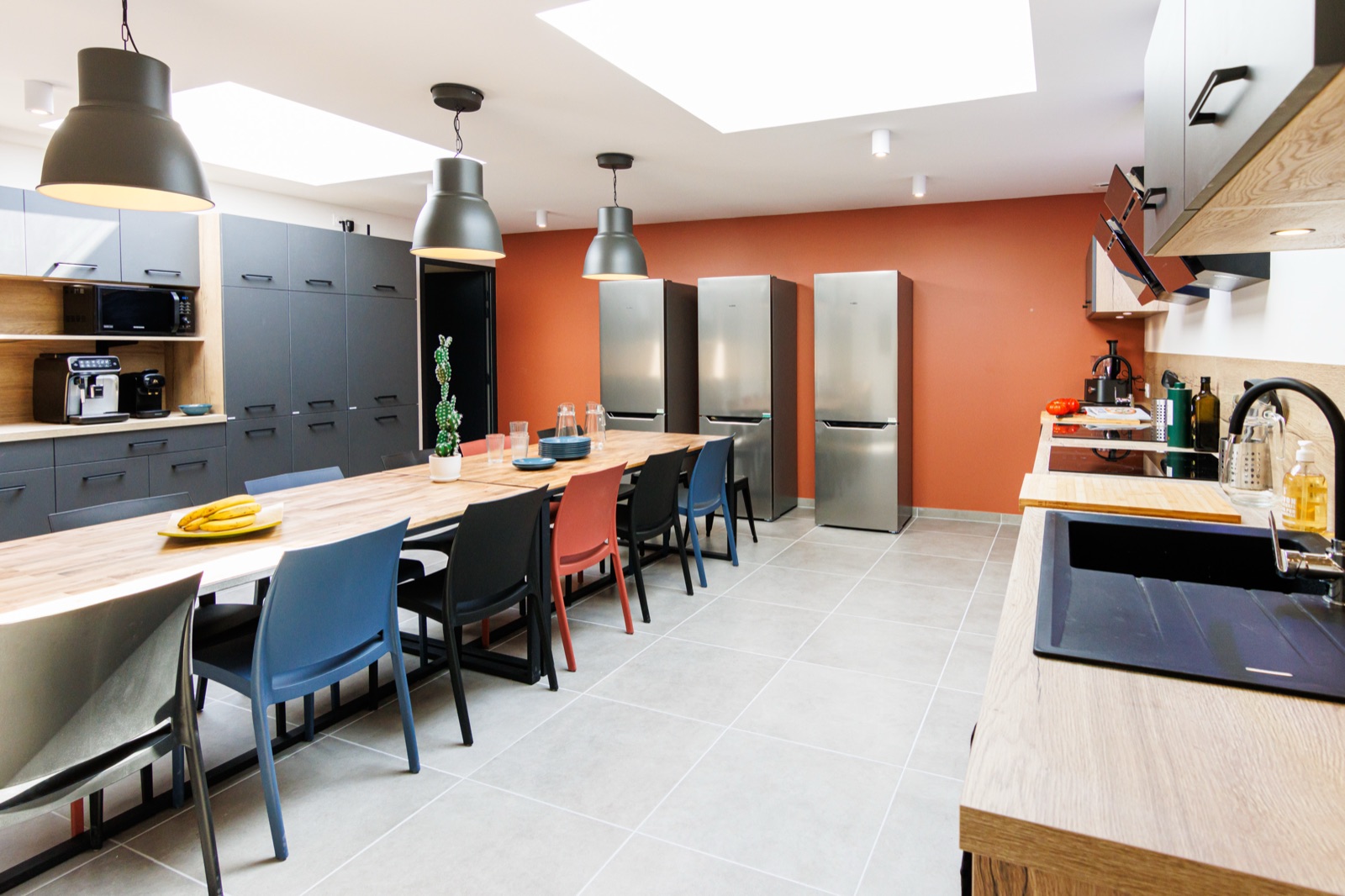 Cuisine partagée du coliving